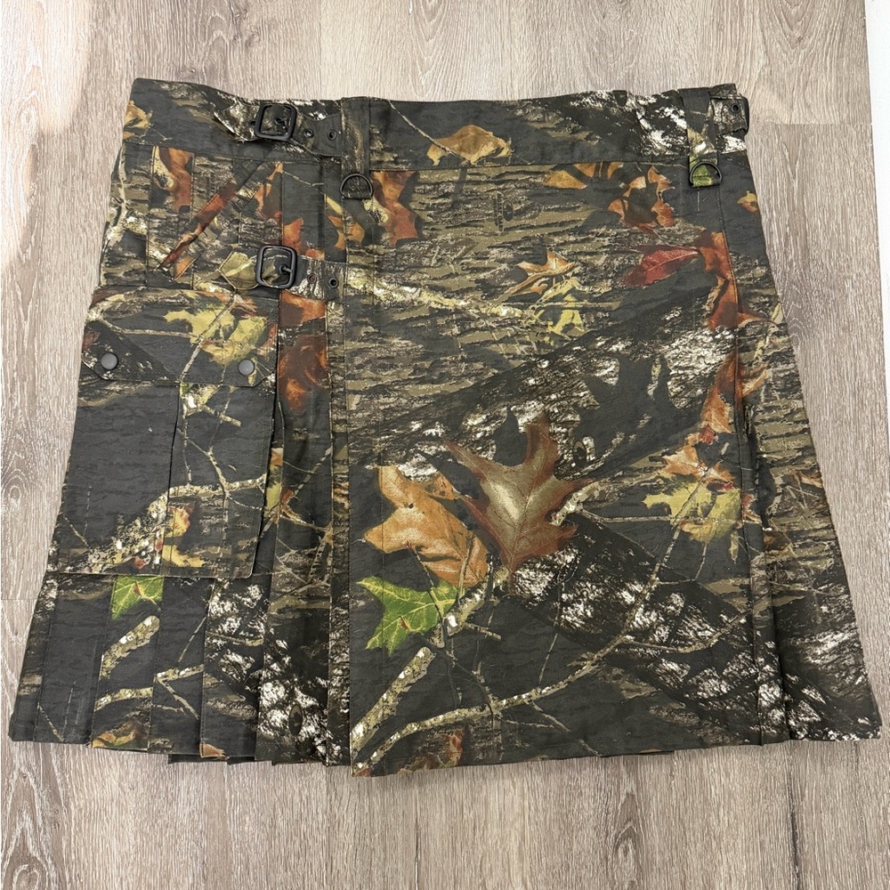 Camo Pleated Skirt or Kilt